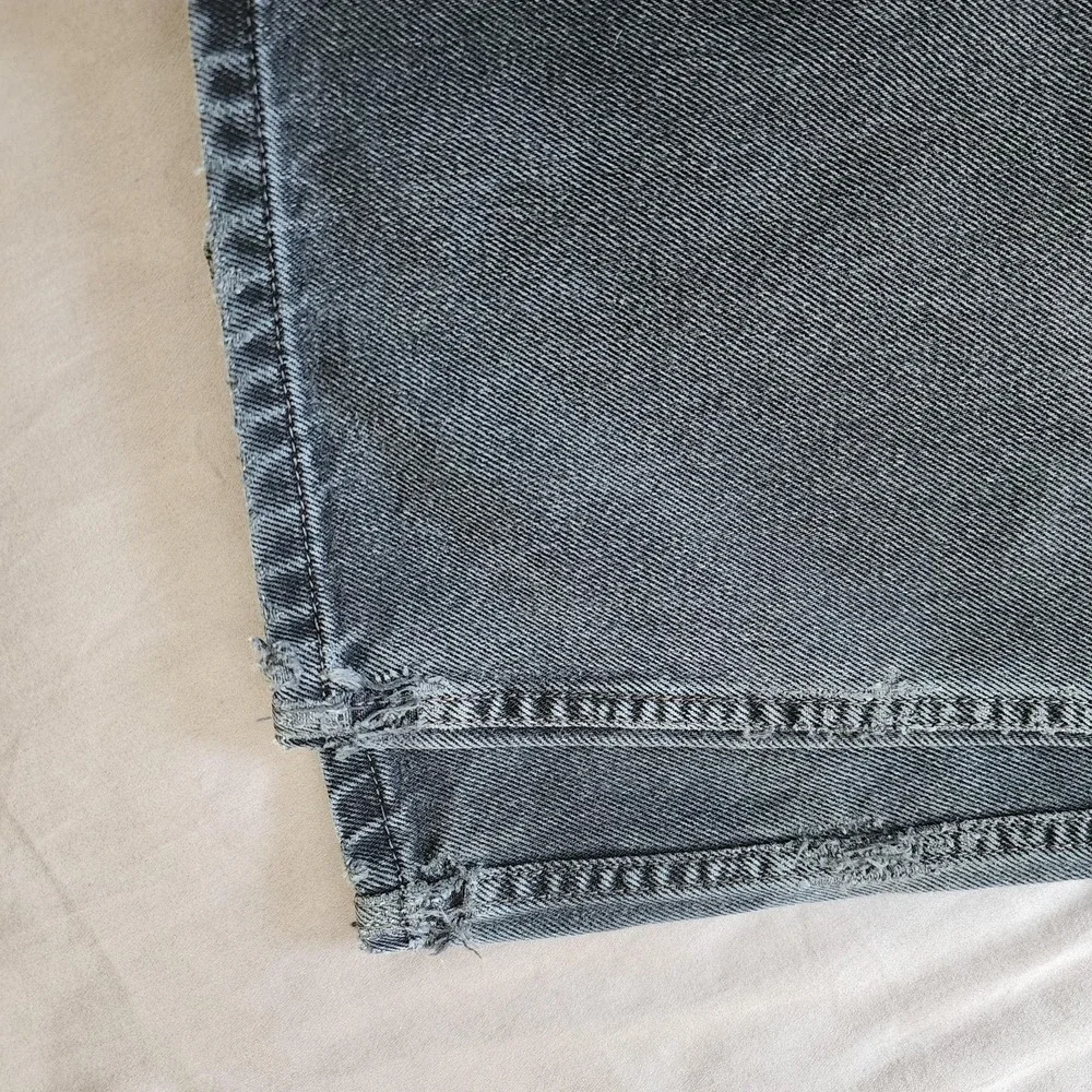 Levis 550 Jeans‎ Mens 32x31 Black Relaxed Tapered Leg Denim Distressed